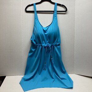 Swim/Suit/Dress Denim & Co. Beach Handkerchief Hem Size 12-Only One